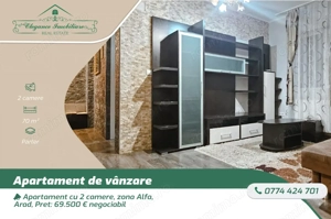 Apartament cu 2 camere, zona Alfa, Arad