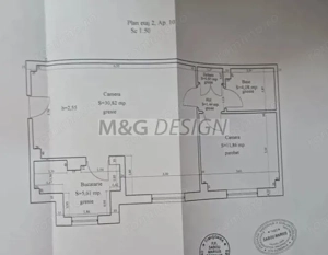 Etaj 2  zona Lipovei 2 camere centrala proprie