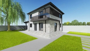 Casă P+1 la roșu, stil modern – zonă premium Metro–Aeroport Craiova