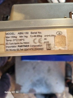 Vand cantar partner 150 kg - imagine 2