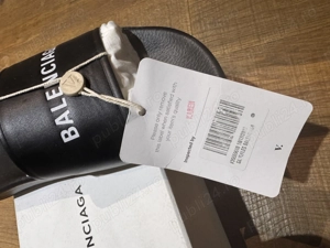 Slapi Balenciaga Black - Mărimea 42 - Noi & Autentificați (Vestiaire Collective)