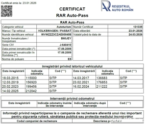 Volkswagen Passat EURO 5, DSG Automat 2.0TDI 2009 (2010 in acte) - imagine 9
