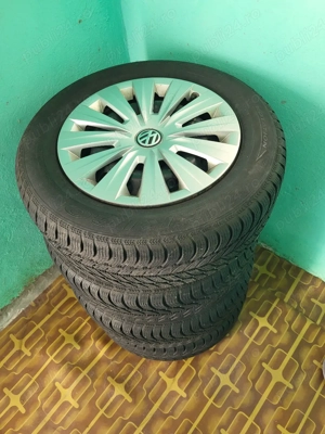 Roți complete iarnă VW 5×112 R15
