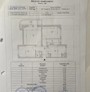 Vând apartament 3 camere pe str Viorele  vis-a-vis de școala 97 Tineretului - imagine 8