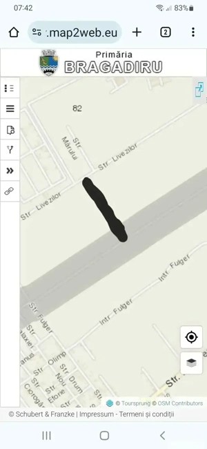 Teren intravilan Bragadiru zona centrală 