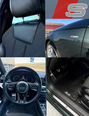 Audi A4 B9 Sport  2.0 TFSI Ultra   S-line   Unic Proprietar - imagine 7