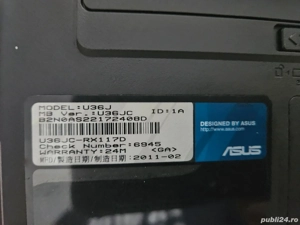 laptop Asus u36j perfect functional cu incarcator