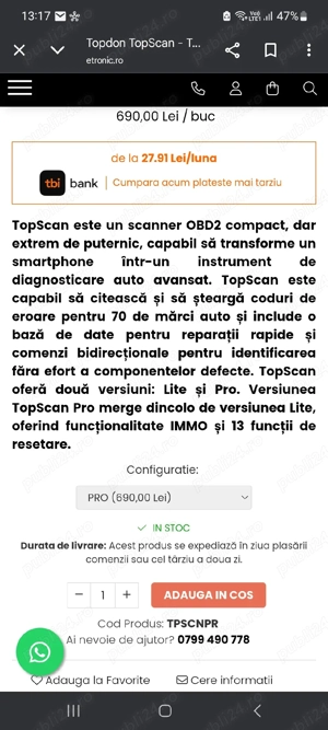 Diagnoza Auto TopScan Master - imagine 5