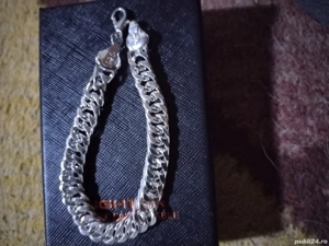 Bratara argint 925 barbateasca  - imagine 3