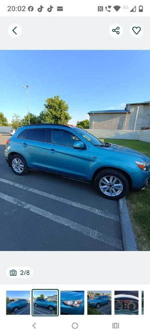 Vand Mitsubishi Asx,4*2, motorizare 1.8 cc,150 cp.,an 2011. - imagine 3