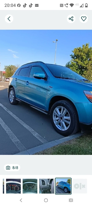 Vand Mitsubishi Asx,4*2, motorizare 1.8 cc,150 cp.,an 2011. - imagine 2