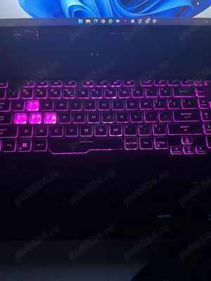 asus tuf F15 FX506HE | RTX 3050 Ti | 16gb ram | Curățat - 65 C max