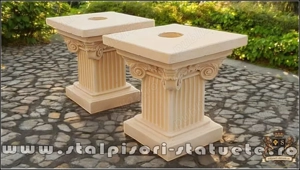 Soclu, stativ, galben antichizat, model S64.