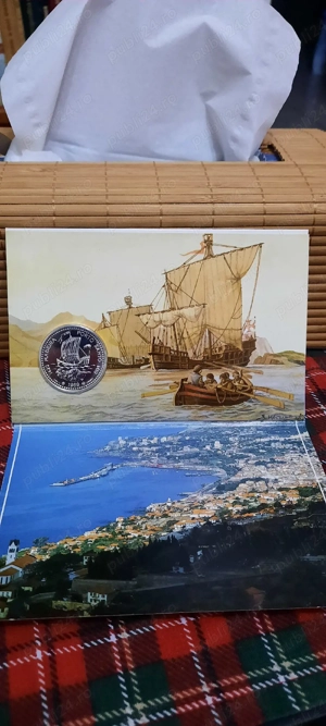 monedă comemorativă din  argint  - imagine 2