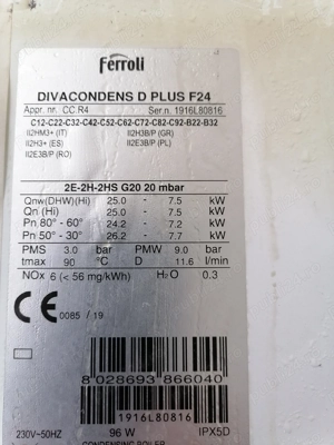 piese de schimb  centrala  termica Ferolli