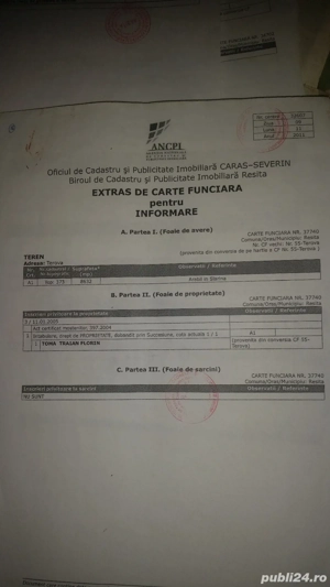 Vând teren  - imagine 5