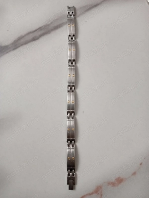 Vând Brățară Argint cu Inserții Aur14K 