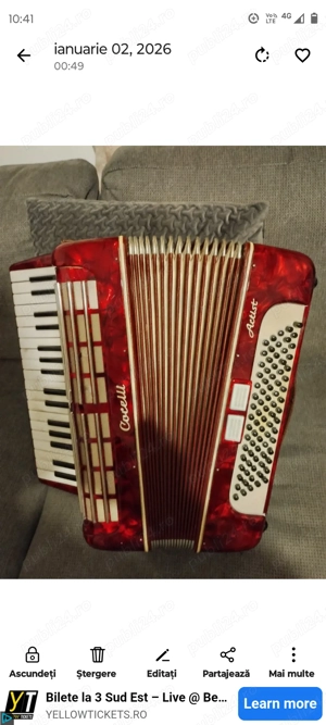 vând acordeon italian coreli 80 bași în stare ff bun 10 milioane fix. 