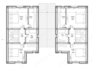 Duplex despartit prin camera tehnica, 4 camere - Sanandrei - imagine 2