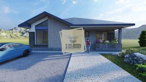 Casa cu 4 camere 2 bai si 500 mp teren in  Sura Mica - imagine 9