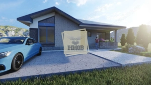 Casa cu 4 camere 2 bai si 500 mp teren in  Sura Mica - imagine 3