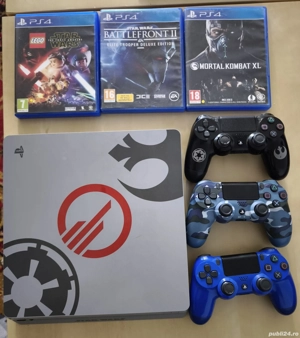 Consolă PlayStation 4 Star Wars +3 jocuri 