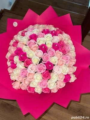 Buchete din trandafiri de sapun