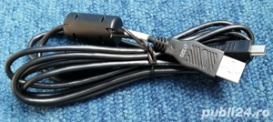Cablu USB-mini USB lungime 2 metri.