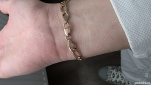 Bratara de aur 585 full gold  - imagine 2