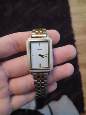 Cluse Ceas de Damă cu Argintiu Brățară Metalică - imagine 3