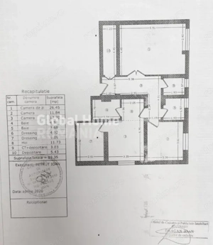 Apartament 3 camere 92,35 MP | Crangasi - Belvedere | Centrala proprie - imagine 3