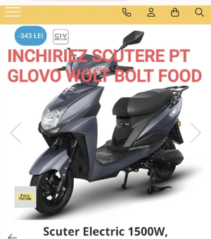 inchiriez scuter 50 fara permis sau electrice