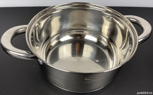 Recipient inox 3.5 litri cu capac de sticla pentru uz zilnic