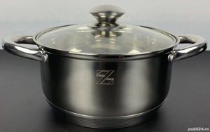 Recipient inox 3.5 litri cu capac de sticla pentru uz zilnic - imagine 2