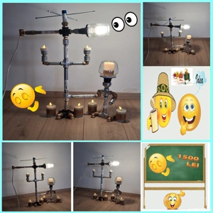 Aplica Lampadar Veioza Pentru Casa Curte Gradina Bar Cafenea Hotel Stil Industrial Interior Exterior