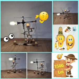 Lampadar Aplica Veioza Pentru Bar Cafenea Hotel Casa Curte Gradina Interior Exterior Stil Industrial