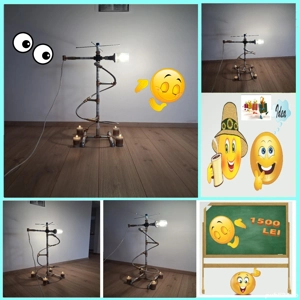 Lampadar Veioza Aplica Stil Industrial Pentru Hotel Cafenea Bar Casa Gradina Curte Interior Exterior - imagine 2