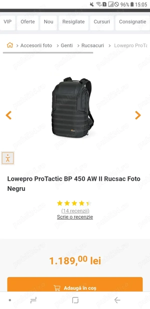Rucsac lowepro deosebit