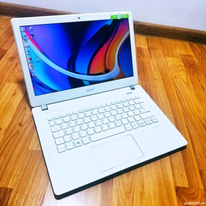  Laptop ACER Aspire V, IntelCore i3-5005U, SSD, Windows 11, UltraSlim, White Alb, Livrare GRATUITA