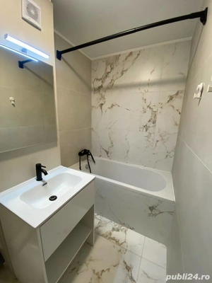 Inchiriez ap 2 camere, utilat, mobilat, prima chirie, in bloc nou - imagine 8