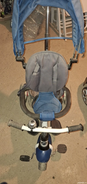 Tricicleta pliabila multifuctionala pentru copii Urbio Air, Albastru, Coccolle - imagine 3