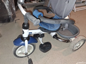 Tricicleta pliabila multifuctionala pentru copii Urbio Air, Albastru, Coccolle - imagine 2