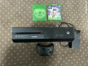 Xbox One 500GB + controller original + jocuri (FIFA 16, Batman)   pachet complet - imagine 3