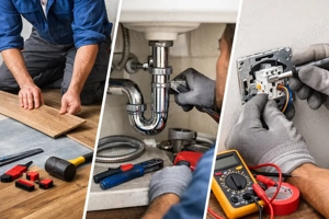 Montaj parchet, sanitare și electrice