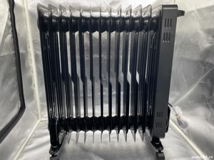 Calorifer electric cu ulei 13 elementi 3000W negru puternic