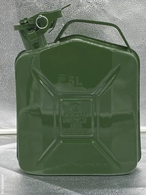 Canistra metalica 5 litri verde mica si rezistenta
