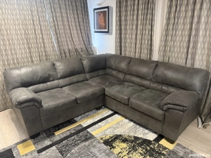 Vând colțar fix cu fotoliu recliner balansoar - imagine 3