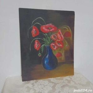 Esență de Vară"   Pictură Originală cu Maci