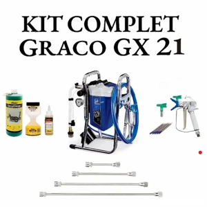 Pompa de zugravit airless, profesionala, Graco GX21 kit complet