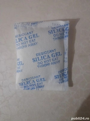 Vând pliculețe de silica gel și desicant 